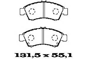 Тормозные колодки для моделей: HONDA (CIVIC, CIVIC,CIVIC,CRX,CIVIC,CIVIC,CIVIC,CIVIC,CIVIC)