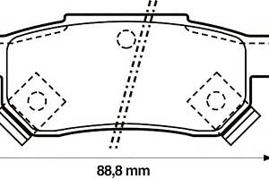 Тормозные колодки для моделей: HONDA (CIVIC, CIVIC,CRX,PRELUDE,CONCERTO,CIVIC,CIVIC,CRX,CIVIC,CIVIC,CIVIC,CONCERTO,CITY