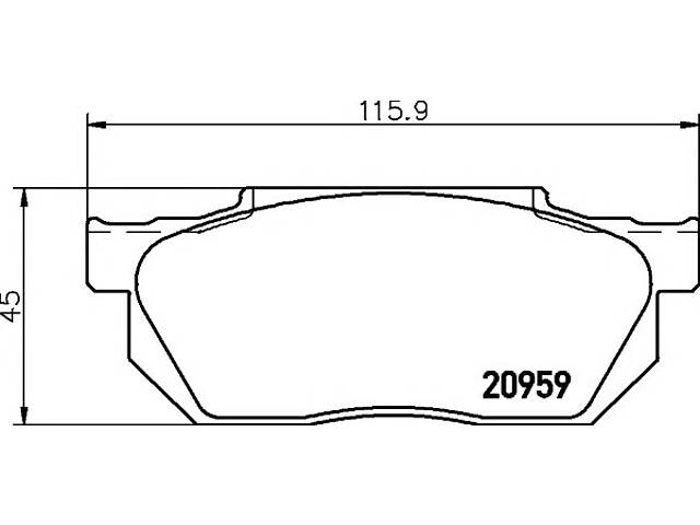 Тормозные колодки для моделей: HONDA (CIVIC, CIVIC)