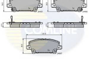 Тормозные колодки для моделей: HONDA (CIVIC)