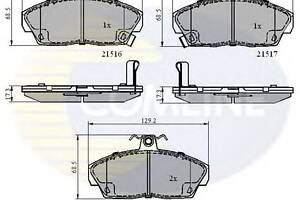 Тормозные колодки для моделей: HONDA (CONCERTO, CIVIC,CIVIC,CONCERTO,CIVIC,CIVIC,CIVIC), LAND ROVER (FREELANDER,FREELAN