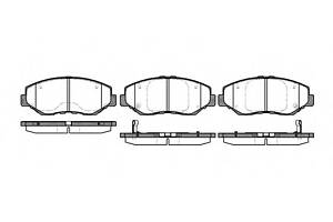 Тормозные колодки для моделей: HONDA (CR-V, CR-V)