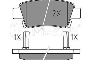 Тормозные колодки для моделей: HONDA (CR-V, CR-V)