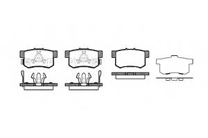 Колодки гальмівні для моделей: HONDA (CR-V, FR-V, ACCORD, ACCORD), SUZUKI (SWIFT)