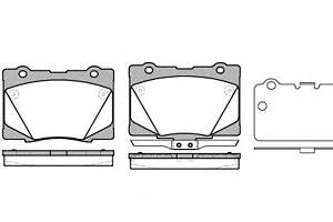 Гальмівні колодки для моделей: HONDA (LEGEND)