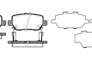 Гальмівні колодки для моделей: HONDA (LEGEND)