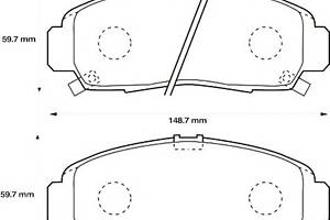 Тормозные колодки для моделей: HONDA (STREAM, CIVIC,FR-V,CIVIC,ACCORD)