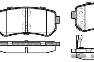 Тормозные колодки для моделей: HYUNDAI (ACCENT, ACCENT,i30,i30,i20,ix35,ix20,i30,i30), KIA (SPORTAGE,RIO,RIO,CEED,CEED,