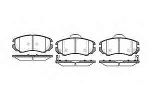 Тормозные колодки для моделей: HYUNDAI (COUPE, SONATA,ELANTRA,ELANTRA,COUPE,TUCSON,SONATA,TIBURON), KIA (SPORTAGE,MAGEN