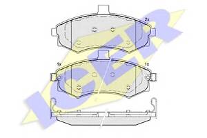 Тормозные колодки для моделей: HYUNDAI (ELANTRA, ELANTRA,MATRIX)