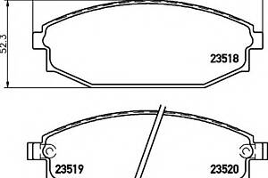 Тормозные колодки для моделей: HYUNDAI (GALLOPER, GALLOPER), MITSUBISHI (GALLOPER)