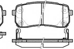 Тормозные колодки для моделей: HYUNDAI (H-1, H-1,H-1,H-1,ix55), KIA (CARNIVAL)