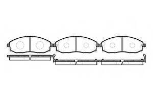 Тормозные колодки для моделей: HYUNDAI (H-1, H-1,H-1)