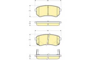 Тормозные колодки для моделей: HYUNDAI (i10), KIA (PICANTO), NAZA (SURIA)