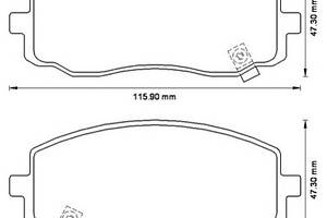 Тормозные колодки для моделей: HYUNDAI (i10), KIA (PICANTO), NAZA (SURIA)