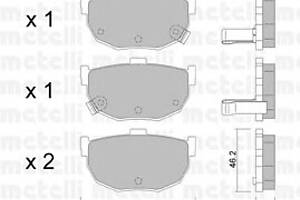 Тормозные колодки для моделей: HYUNDAI (LANTRA, LANTRA,COUPE,LANTRA,ELANTRA,ELANTRA,COUPE), KIA (CERATO,CERATO), NISSAN