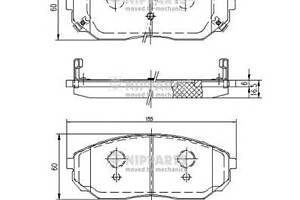 Тормозные колодки для моделей: HYUNDAI (SANTA-FE), KIA (SORENTO,SORENTO)