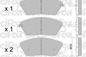 Колодки гальмівні для моделей: HYUNDAI (SANTA-FE, SANTA-FE, SANTA-FE), KIA (SORENTO), SSANGYONG (KORANDO)