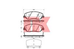 Тормозные колодки для моделей: HYUNDAI (SANTA-FE, SANTA-FE)