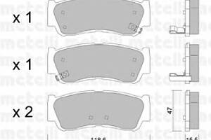 Тормозные колодки для моделей: HYUNDAI (SANTA-FE, SANTA-FE)