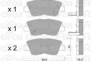 Колодки гальмівні для моделей: HYUNDAI (SONATA, i40), KIA (SOUL, RIO), SSANGYONG (KORANDO)