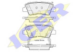 Тормозные колодки для моделей: HYUNDAI (SONATA, SONATA,VELOSTER,GRANDEUR,i40), KIA (OPIRUS,SOUL,OPTIMA), SSANGYONG (KOR