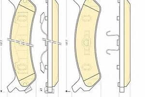 Гальмівні колодки для моделей: HYUNDAI (SONATA, SONATA)