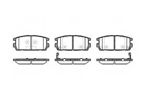 Тормозные колодки для моделей: HYUNDAI (TERRACAN)