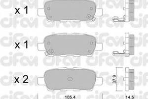 Тормозные колодки для моделей: INFINITI (FX, FX), NISSAN (X-TRAIL,MURANO,QASHQAI,X-TRAIL,TIIDA,QUEST,TIIDA,MURANO,CUBE,