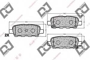 Тормозные колодки для моделей: INFINITI (FX, G,M37), NISSAN (X-TRAIL,350,MURANO,QASHQAI,X-TRAIL,TIIDA,ALTIMA,MURANO,STA