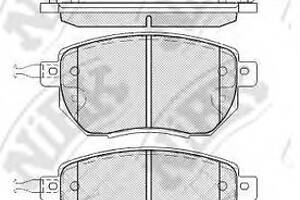 Колодки гальмівні для моделей: INFINITI (FX, M35, M45), NISSAN (MURANO, MURANO)
