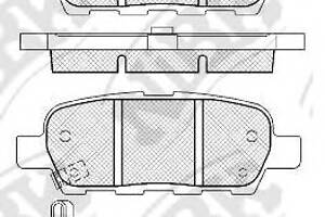 Тормозные колодки для моделей: INFINITI (FX, M45,EX,G,M,G), NISSAN (MAXIMA,X-TRAIL,350,MURANO,QASHQAI,X-TRAIL,TIIDA,TII