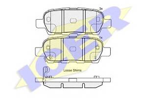 Тормозные колодки для моделей: INFINITI (G), NISSAN (QASHQAI,X-TRAIL,TIIDA,TIIDA,LATIO,LATIO,TIIDA,ALTIMA,CUBE), RENAU