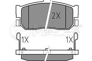 Тормозные колодки для моделей: INFINITI (G20, I30), NISSAN (MAXIMA,100-NX,PRIMERA,SUNNY,PULSAR,PRIMERA,PRIMERA,MAXIMA,A