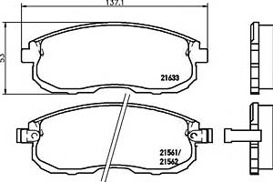 Тормозные колодки для моделей: INFINITI (I30), NISSAN (MAXIMA,200-SX,MAXIMA,ALTIMA,SENTRA,CEFIRO,180-SX,ALTIMA,ALTIMA,