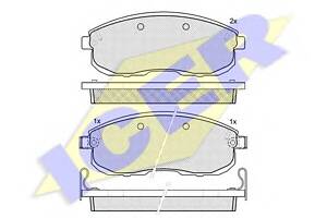 Колодки гальмівні для моделей: INFINITI (I30), NISSAN (MAXIMA,MAXIMA,MAXIMA,350,ALTIMA,SENTRA,CEFIRO,180-SX,ALTIMA,ALT