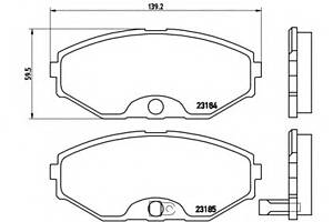 Тормозные колодки для моделей: INFINITI (J30, Q45), NISSAN (MAXIMA,CEFIRO)