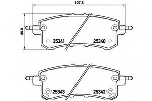 Тормозные колодки для моделей: INFINITI (QX56), NISSAN (PATROL)