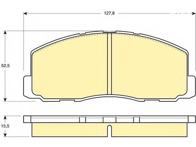 Тормозные колодки для моделей: ISUZU (ASKA), MITSUBISHI (COLT,COLT,CORDIA,LANCER,LANCER,SPACE-WAGON,GALANT,TREDIA,GALA