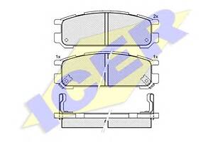 Тормозные колодки для моделей: ISUZU (ASKA, ASKA), SUBARU (LEGACY,LEGACY,LEGACY,IMPREZA,IMPREZA,IMPREZA,SVX,LEGACY,LEGA