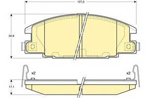 Тормозные колодки  для моделей: ISUZU (D-MAX),  OPEL (CAMPO,FRONTERA)