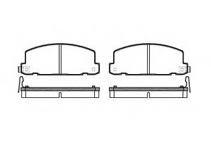 Тормозные колодки для моделей: ISUZU (TROOPER, GEMINI,GEMINI,TROOPER,GEMINI)