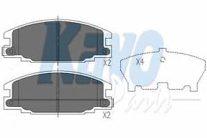 Тормозные колодки  для моделей: ISUZU (TROOPER, GEMINI,TROOPER,CAMPO,D-MAX)