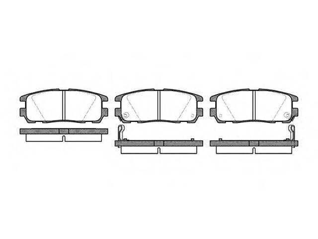 Тормозные колодки для моделей: ISUZU (TROOPER, TROOPER,TROOPER,TROOPER), OPEL (FRONTERA,FRONTERA,MONTEREY,MONTEREY,FRON