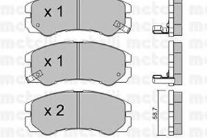 Тормозные колодки для моделей: ISUZU (TROOPER, TROOPER,TROOPER,TROOPER), OPEL (FRONTERA,FRONTERA,MONTEREY,MONTEREY,FRON