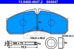 Тормозные колодки для моделей: IVECO (DAILY, DAILY), RENAULT TRUCKS (MASCOTT,MASCOTT)