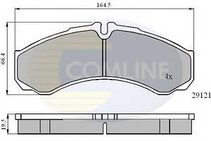 Гальмівні колодки для моделей: IVECO (DAILY, DAILY, DAILY, DAILY, DAILY, DAILY, DAILY, DAILY), RENAULT TRUCKS