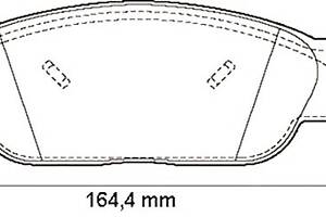 Колодки гальмівні для моделей: JAGUAR (S-TYPE, XJ), LINCOLN (LS)