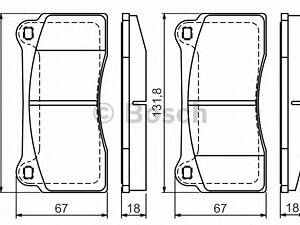 Гальмівні колодки для моделей: JAGUAR (XK, XK, XJ, XK, XK)