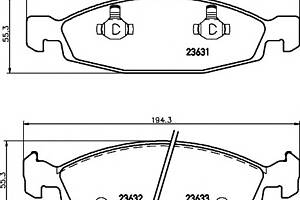 Гальмівні колодки для моделей: JEEP (CHEROKEE, GRAND-CHEROKEE)